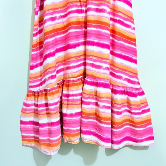 Joe Fresh Pink & Orange Tie Dye Striped Drop Waist Sheath Dress – Size 1X GUC - Picture 10 of 11